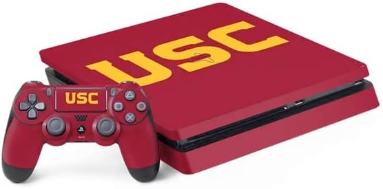 Skinit Decal Gaming Skin Compatible with PS4 Slim Bundle - Officially Licensed University of Southern California USC Design