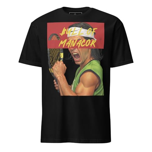 Camiseta Rafa | Camiseta Tenis | Regalo | Cumpleaños | Matador Nadal, Negro -, Medium