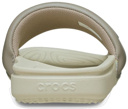 Crocs Sandales Day Slide pour femme, bone/taupe, pointure 39, Taupe os, 38/39 EU