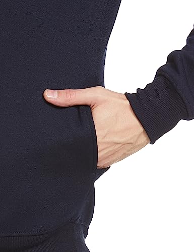 Image of The Indian Garage Co Men Regular Fit Colourblocked Crew Neck Overhead Sweatshirt