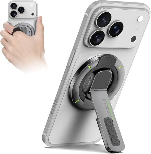 Image of Adofys Fidget Grip Stand Compatible with MagSafe [Strong Magnetic Hold] 360 Adjustable Phone Kickstand Compatible with iPhone 16e /16 /15 /14 /13 /12&Samsung, All Smartphones