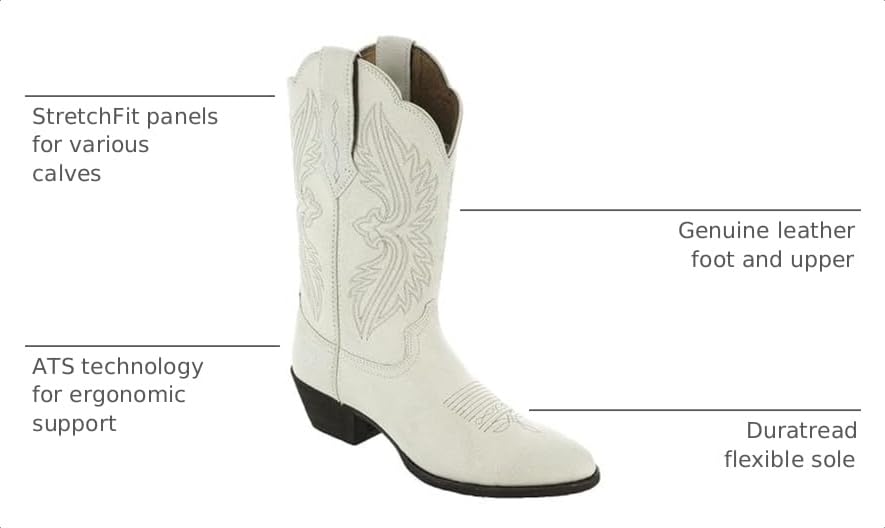 Image of Ariat Women's Heritage R Toe StretchFit Western Boot