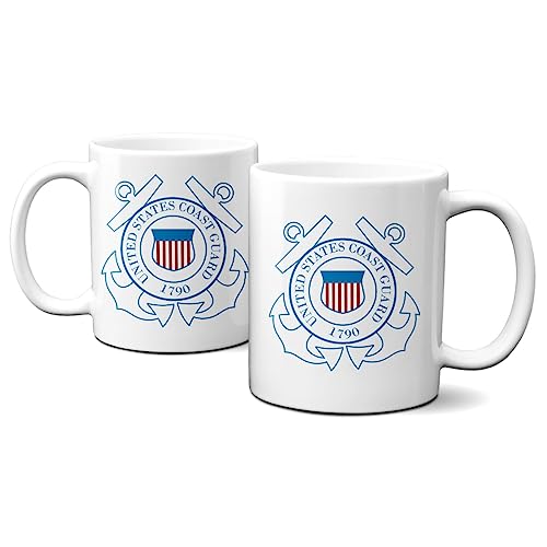 Taza con emblema Coast Guard 11oz miniatura 2