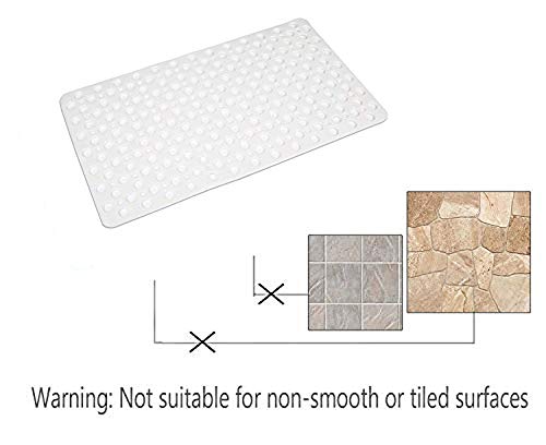 Mantto UNKNOWN Nonslip Bath Tub Shower Mat With Suction Cups, Extra Soft Tpe Bath Mat For Kids, Bathtub Bathroom Mats, Machine Washable, Smooth/Non-Textured Tubs Only thumb #5