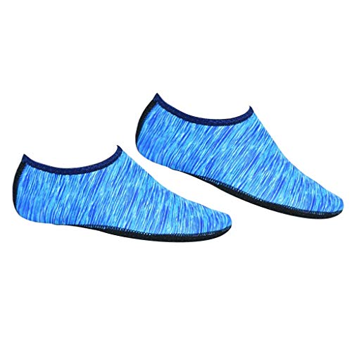 Sapatos De água Antiderrapante Praia Surf Aqua Meias Slip-On Yoga Exercício Barefoot Sock - Azul S