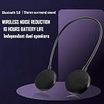 Neckband Bluetooth Speaker, Portable Wireless Neck Speaker V-906(Black) - Image 3