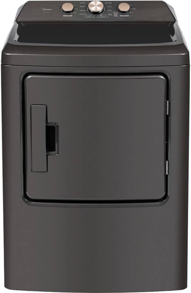 Midea MLTE41N1BMG 7 Cu. Ft. Grey Front Load Electric Dryer