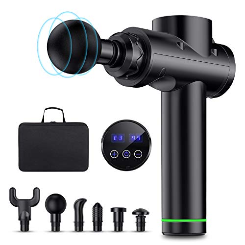 FYLINA Pistolet de Massage avec 2500mAh Batterie Grande Capacité Longue Durée de Travail pour Voyage d'affaires