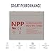 NPP NPD12-80Ah (2 Pcs) 12V 80Ah Group 24 AGM Deep Cycle Sealed Lead Acid Rechargeable Battery for Backup Sump Pump, Trolling Motor, Solar System, Mobility Wheelchair, General Use