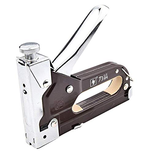 Tubayia Pistola de clavos neumática, clavadora y grapadora, herramienta para trabajos de madera