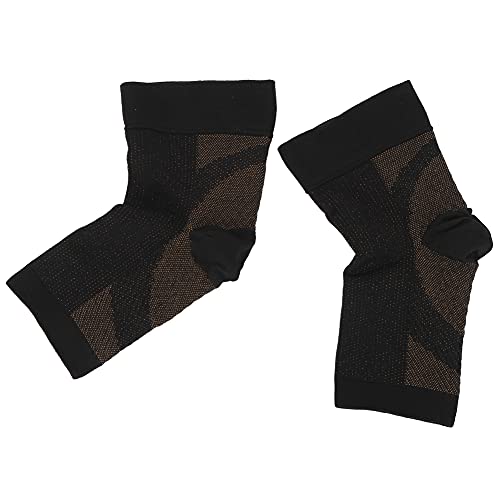 Ozgkee 1 par de meias de compressão antifáscia de compressão esportiva de calcanhar protetor de torn