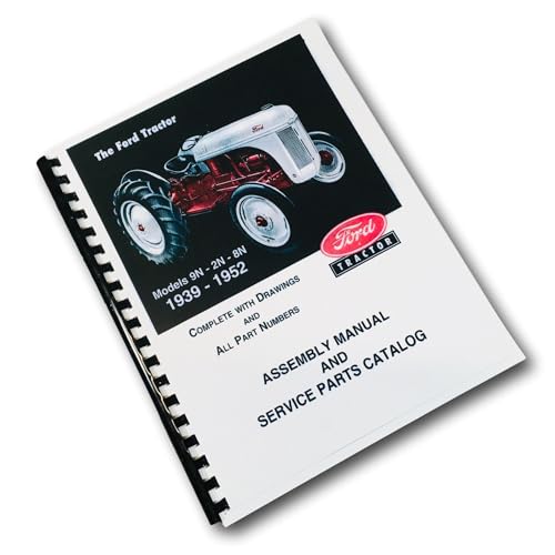 Parts Assembly Manual for Ford 9N 2N 8N Tractor Catalog Book Exploded View 1939-1952