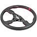 N2MU Golf Cart Steering Wheel 14 inch Universal for EZGO TXT RXV Club Car DS Precedent and Yamaha Black Red