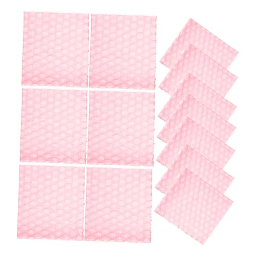 NUOBESTY 100 piezas Unidades Bolsas de Burbujas Antiestáticas Rojas Acolchadas y Resistentes para Embalaje y Envío Pequeñas y Portátiles para Protección Eficaz