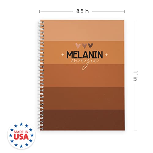 Carnet ligné couverture brillante Melanin Magic 120 pages - 2