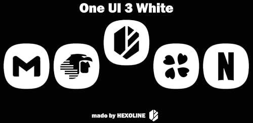 One UI 3 White AMOLED - Icon Pack