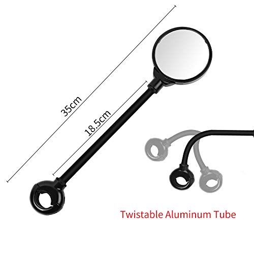 image for CHDHALTD Bike Mirror Handlebar Mount 360 Degrees Rotate Rearview Mirro