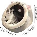 Katzenhöhle | Katzenhaus | Katzenbett | Katzen Höhle | Katzenhaus Höhle | Katzenbett Für Indoor Katzen | Katzenhöhle Katzen Haus | Weiches Katzenhaus Gemütliches Zelt Katzennest Bett Katzenhaus – Bild 2