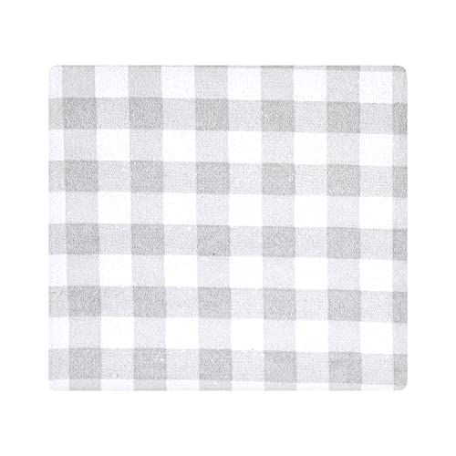 Image of Little Treasure Hudson Baby Cotton Poly Flannel Receiving Blankets Multipack, Grey Woodland Faces, 30x30 inches