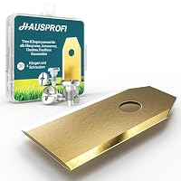 HAUSPROFI 60x Titan Messer Ultrascharfe Ersatzklingen Geeignet für alle Husqvarna Gardena Mähroboter Universal Ersatzmesser Inkl. 60 Schrauben – Ansicht 1
