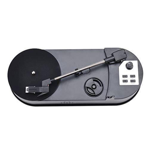 Plattenspieler, Vinyl Plattenspieler Turntable, 2-Gang-Retro-Plattenspieler, Mit USB, Unterstützung 33 / 45RPM, Plattenspieler-MP3-Konverter