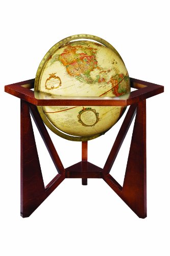 Replogle Globes 31819 San Marcos Globe, Antique Ocean, 12-Inch Diameter, Large, Off- White