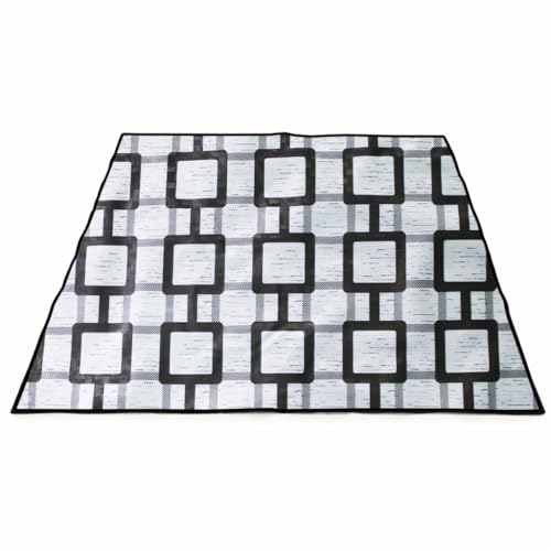 Image of Waterproof Bed Server Mat /Food Mat /Bedsheet Protector | Reversible | 2-Layer Heavy Material | Multi-Purpose Place Mat (Colour & Print May Vary) (geometric-17)
