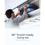 BAGSMART Carry On Luggage 22x14x9 Airline Approved, 1OO% PC Hardside Expandable Luggage with TSA Lock, 20 Inch Travel Suitcase with Spinner Wheels, Black - Image 4