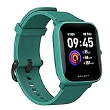 smartwatch unotec watch-bt [Batería de alta duración de 9 días] Con Amazfit Reloj inteligente Bip U, cuando está completamente cargado, puede relajarse y disfrutar de más de una semana entera de viaje o trabajo sin preocuparse por los cargadores.