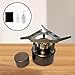 QSTDGVPW Alcohol Furnace Burner with Wind Cover, Compact Camp Furnace, Spirit Burner for Tourist Restaurant Household Trips Commercial
