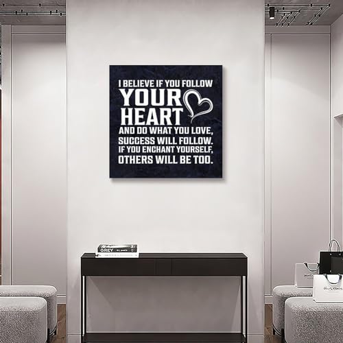 Lienzo de pared con frases para transformar habitaciones aburridas 6