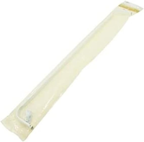 Graber Lock Seam Curtain Rod, 28 to 48-Inch Adjustable Width, 2 1/2-Inch Projection, White