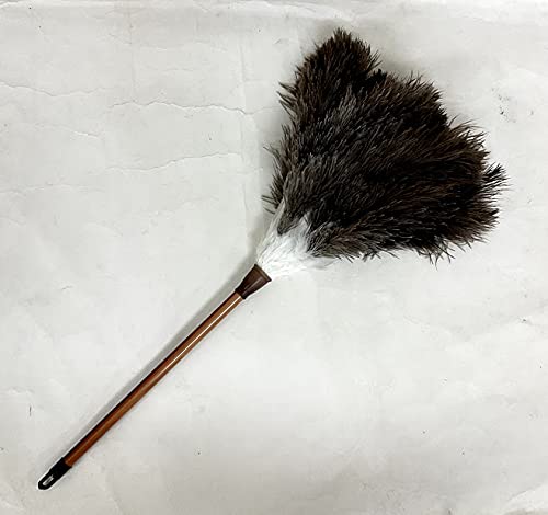 毛はたき ハタキ オーストリッチ 羽根 全長48cm 仏壇仏具 高級家具の掃除に ダチョウ