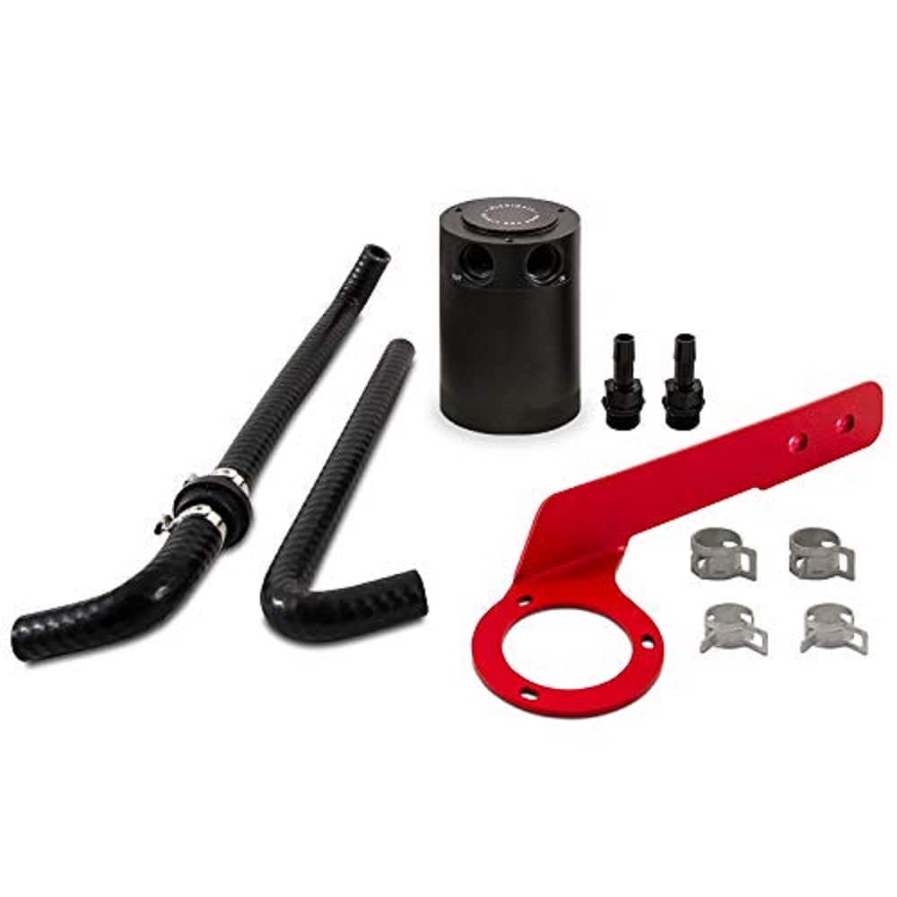 Mishimoto MMBCC-ACRD20-18PBERD Red Baffled Oil Catch Can