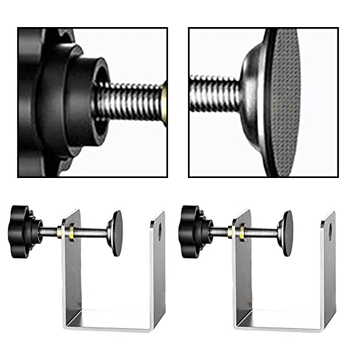 AMLESO 2x Braçadeira de Montagem Frontal de Gaveta de aço Inoxidável Clipe de Fixação Fácil para Gav