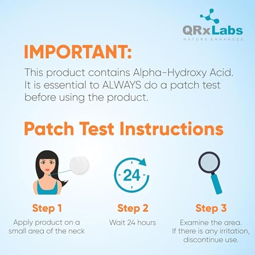 Qrxlabs P-GLYC20P-50 Glycolic Acid 20% Resurfacing Pads For Face & Body With Vitamins B5, C & E, Green Tea, Calendula, Allantoin - Exfoliates Surface Skin And Reduces Fine Lines And Wrinkles - Peel Pads thumb #6