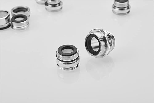 Miniatura 4 de Weirun Kit adaptador de grifo de 9 piezas, adaptador de aireador de latón, machohembra, fregadero de cocina a manguera de jardín, filtro de agua,