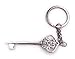 H-Customs Dietrich Schlüssel antik Schlüsselanhänger Anhänger Silber aus Metall