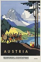 Vintage AUSTRIA Art Deco Travel Poster - Poster Size : Super A1