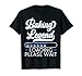 Hornear Legend Baker Bake Pasteles Cupcake Panadería Pan Camiseta