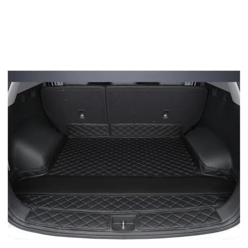 Tapis de coffre en cuir pour Hyundai Tucson NX4 2024-2026 protection sur mesure étanche noir
