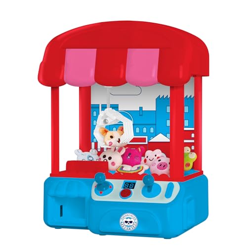 Beverly Hills Teddy Bear Co. Mini Toy Claw Machine, Red...