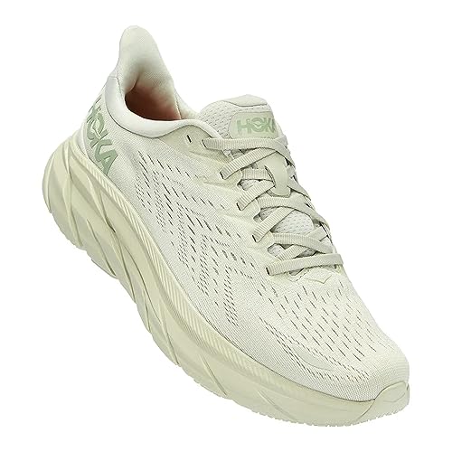 Hoka Damen Clifton 8 Running Shoe, Smoke Green/Celadon Tint, 39 1/3 EU