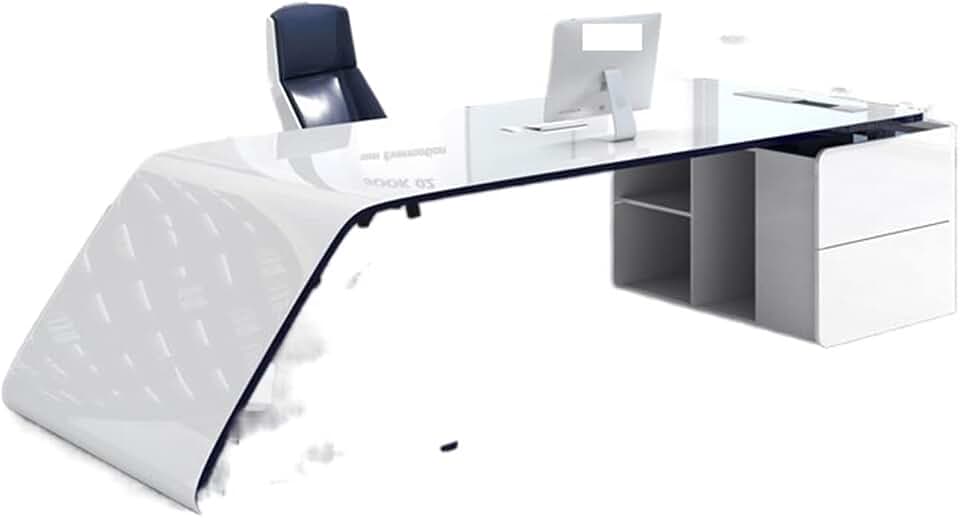 L Shaped Desk Paint Office Boss Desk, President, Simple Manager in Charge of and Chair Combination Furnitur