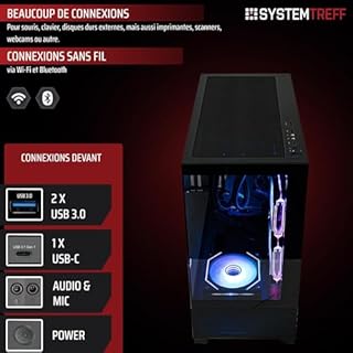 SYSTEMTREFF PC Gamer High-End AMD Ryzen 9 9900X 12x5.6GHz | Nvidia RTX 5070 TI 16Go | 1To M.2 NVMe | 32Go DDR5 RAM | Windows 11 | Ordinateur de Bureau pour Les Joueurs, Les Gamers & Streamer