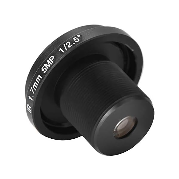 Sonew Kameraobjektiv, 5 MP 1.7mm 170° Weitwinkel Fisheye CCTV-Kameraobjektiv Security Camera Lens für Fischaugen-Kamera – Bild 6