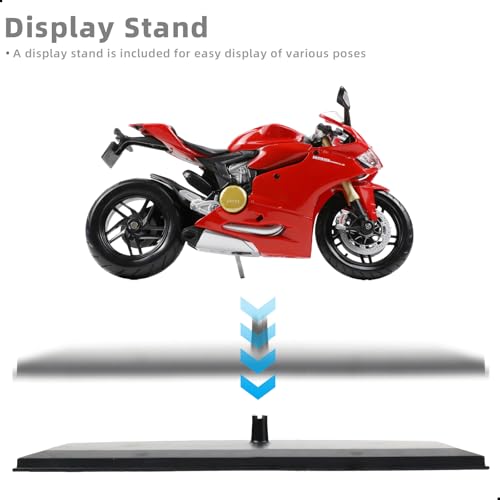 Image of 1:12 Motorcycle Model for Ducati 1199 Panigale Alloy Diecast Motorcycle Model Toy Mini Moto Gift(Red)