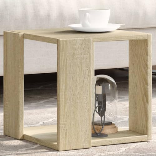 Immagine prodotto: Willood Tavolino da Salotto Rovere Sonoma 32x32x30cm Legno Multistrato