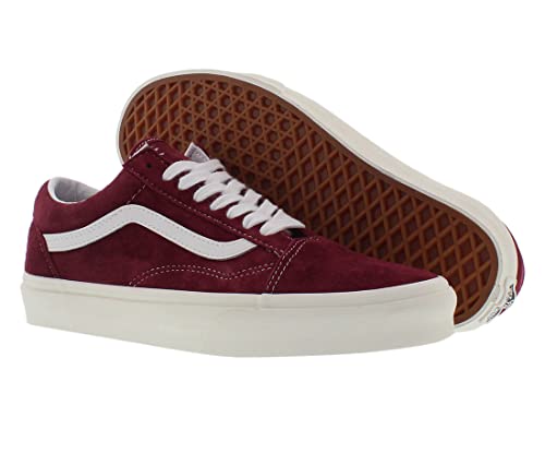 Vans Vans Old Skool Unisex Shoes Mens 8/ Womens 9.5, Color: Pomergrant/White-REd