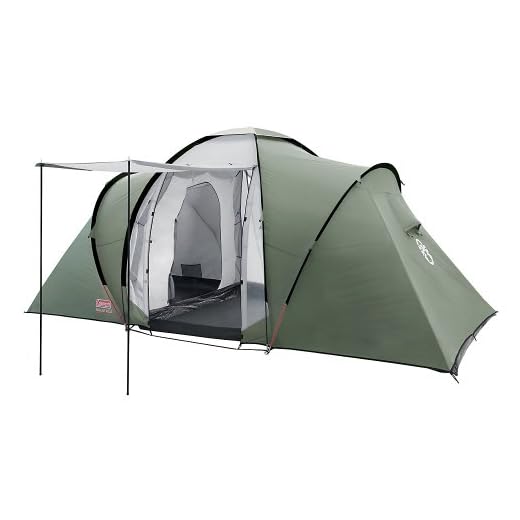 Coleman Ridgeline 4 Plus - Tienda de campaña (4 Personas) Verde Talla:4 pers.